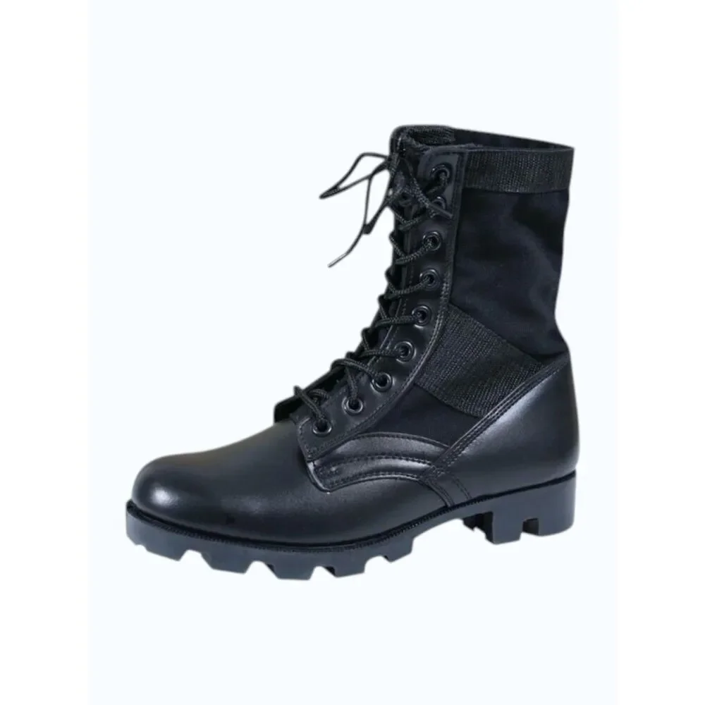 Rothco 5081 Black Leather Military G.I. Style 8